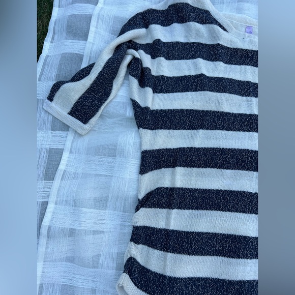 Navy and white striped sweater by Alya - Picture 3 of 5